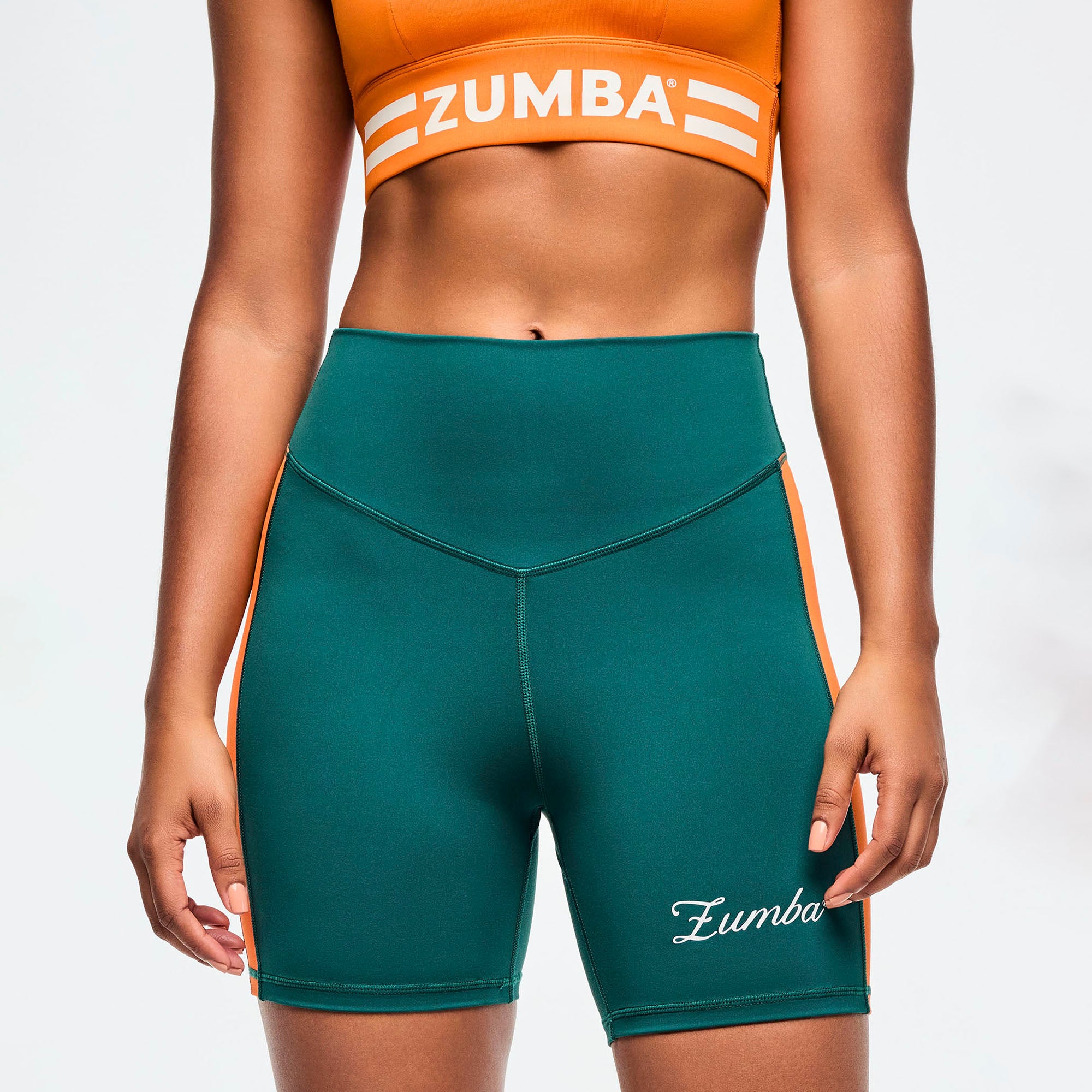 Class of 2001 Ultra High Rise Biker Shorts GREEN בייקר זומבה