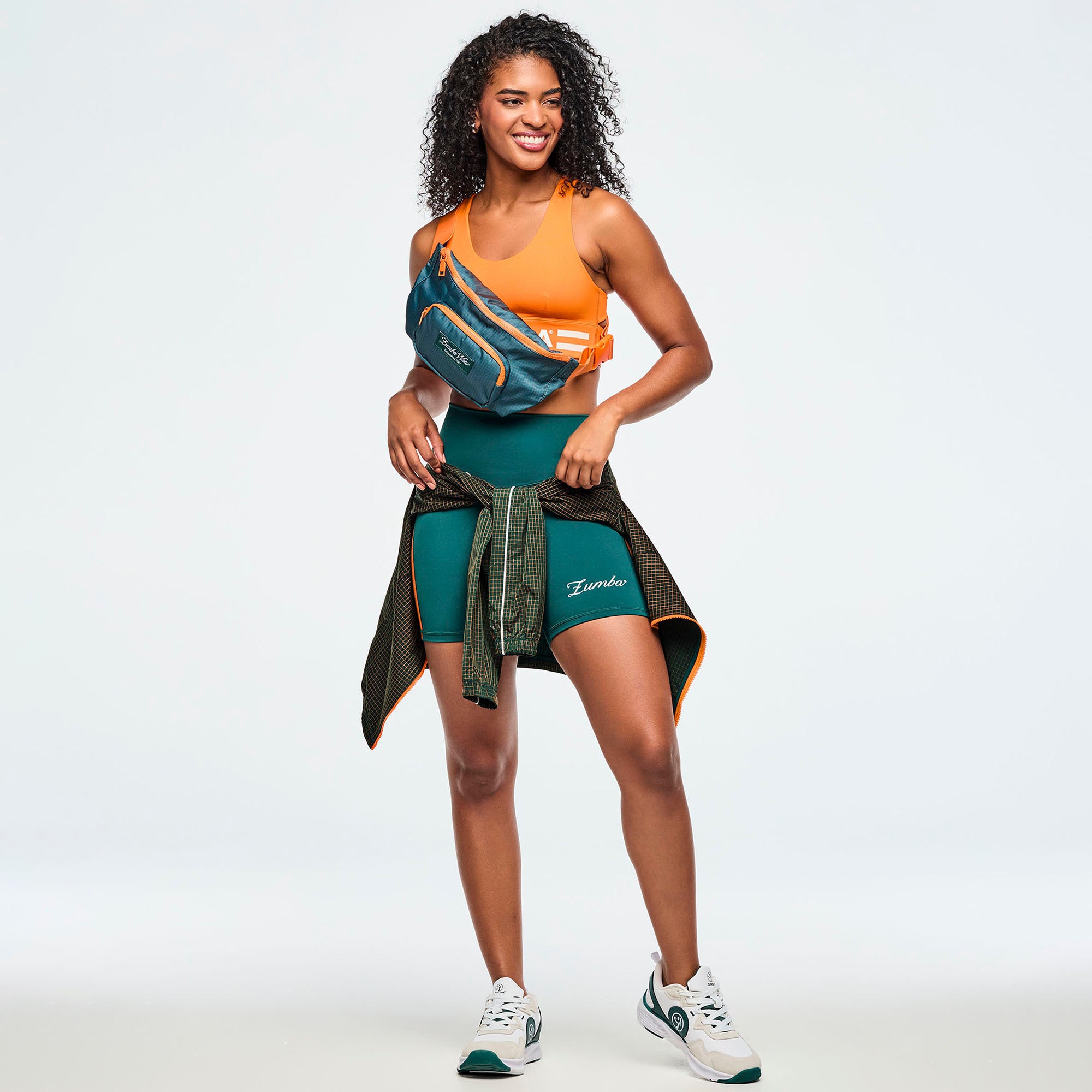 Class of 2001 Ultra High Rise Biker Shorts GREEN בייקר זומבה