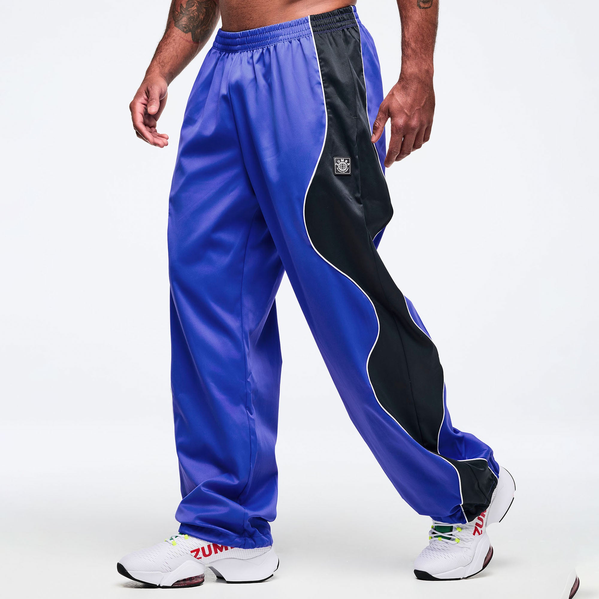 Latin Movement Wavy Track Pants - So Into Blue מכנס זומבה