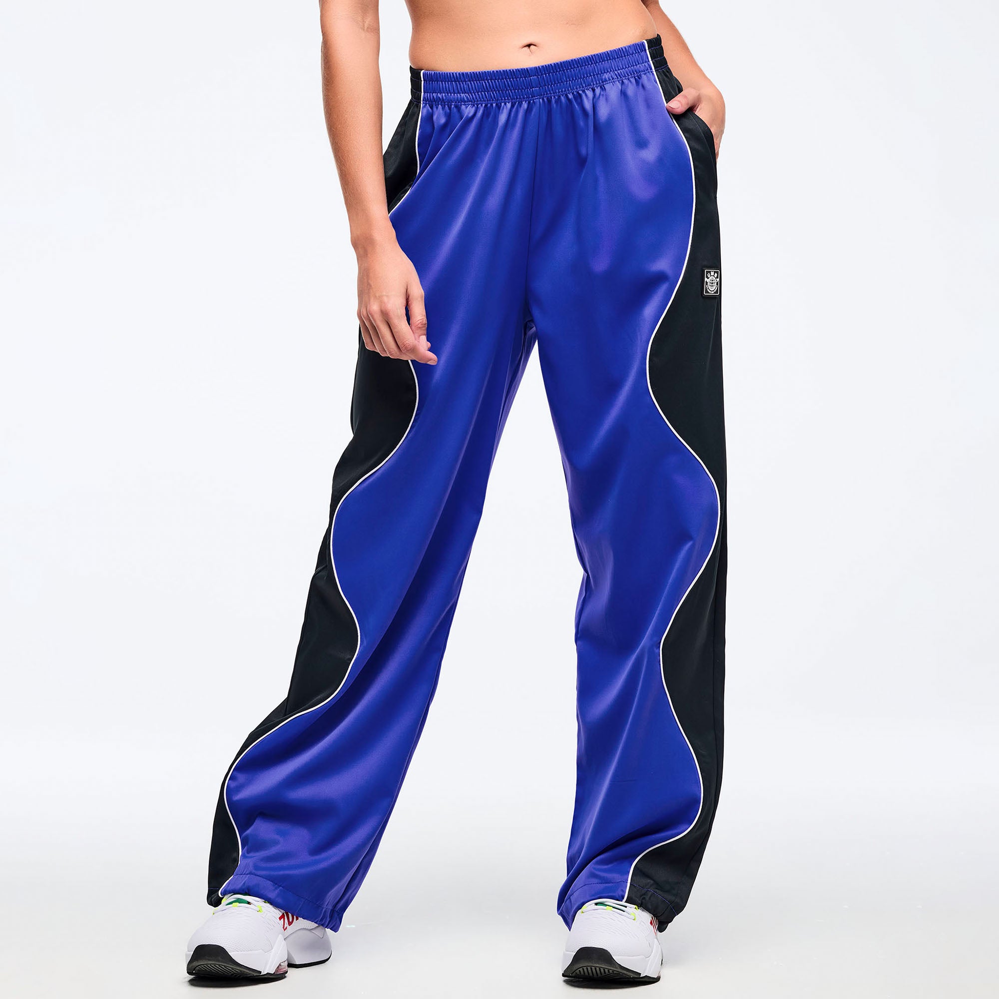 Latin Movement Wavy Track Pants - So Into Blue מכנס זומבה