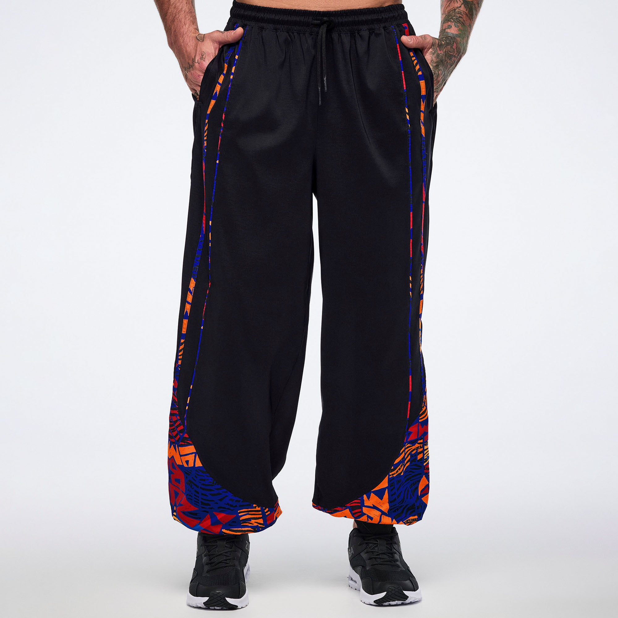 Wildbeat Woven Slouch Pants With Piping מכנס זומבה
