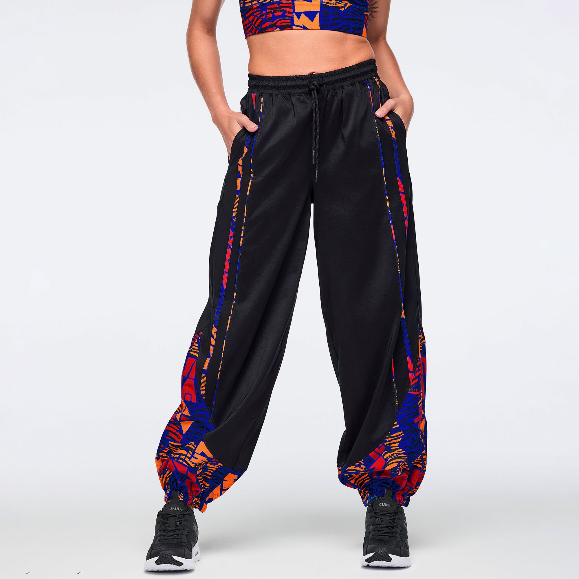 Wildbeat Woven Slouch Pants With Piping מכנס זומבה