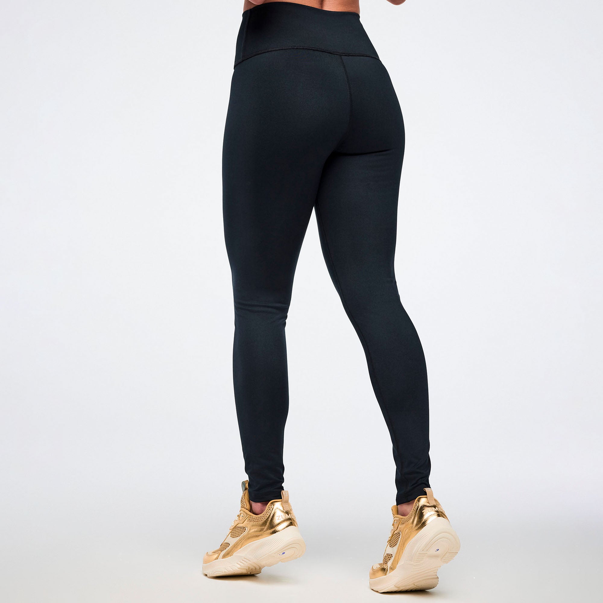 Worldwide High Waisted Ankle Legging - Black טייץ זומבה