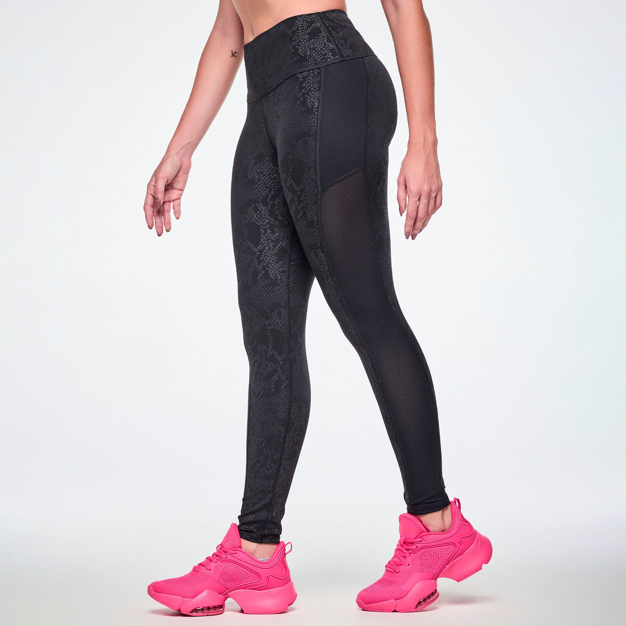 Rock ‘n’ Roll High Waisted Ankle Leggings With