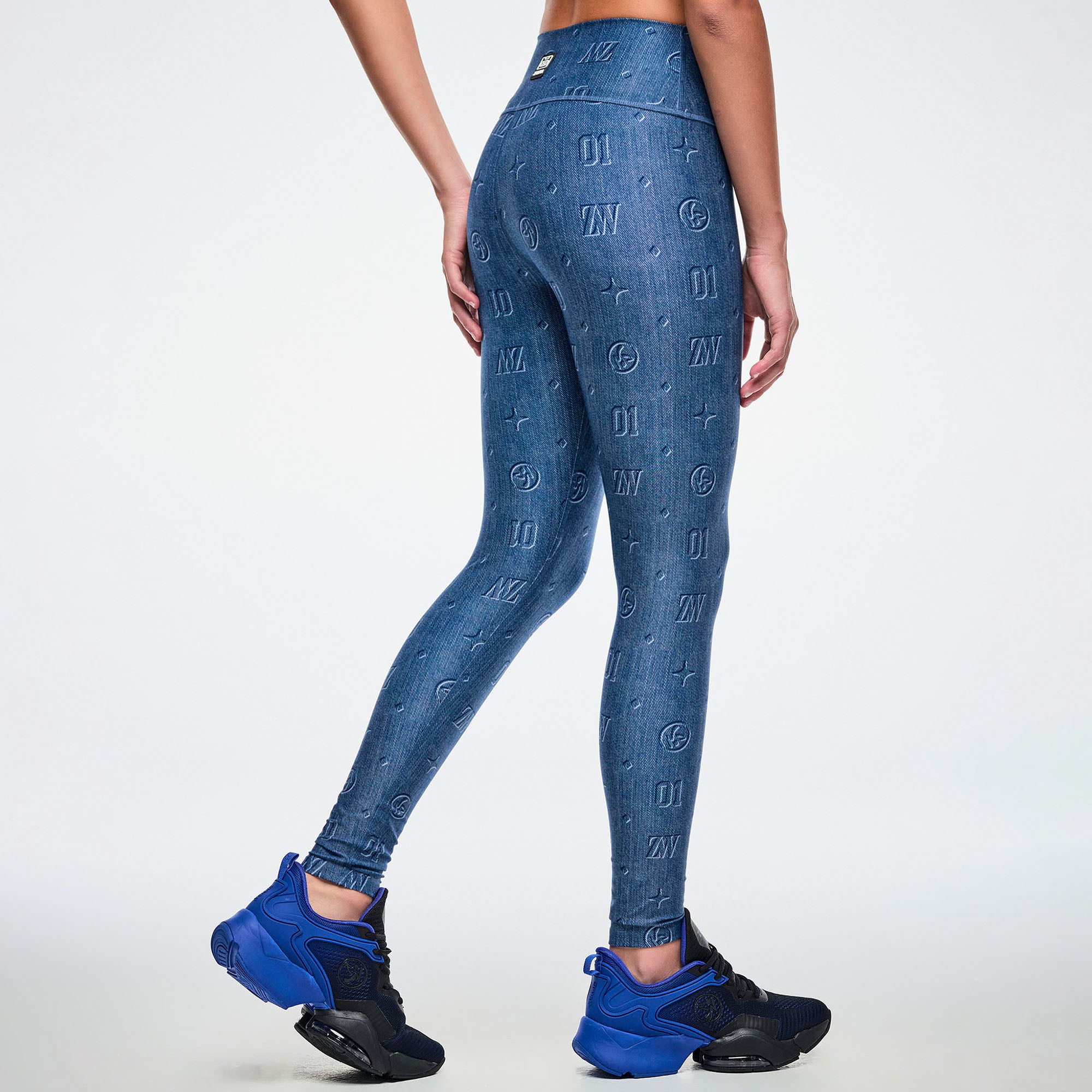 Dale-Z High Waisted Ankle Legging - Denim