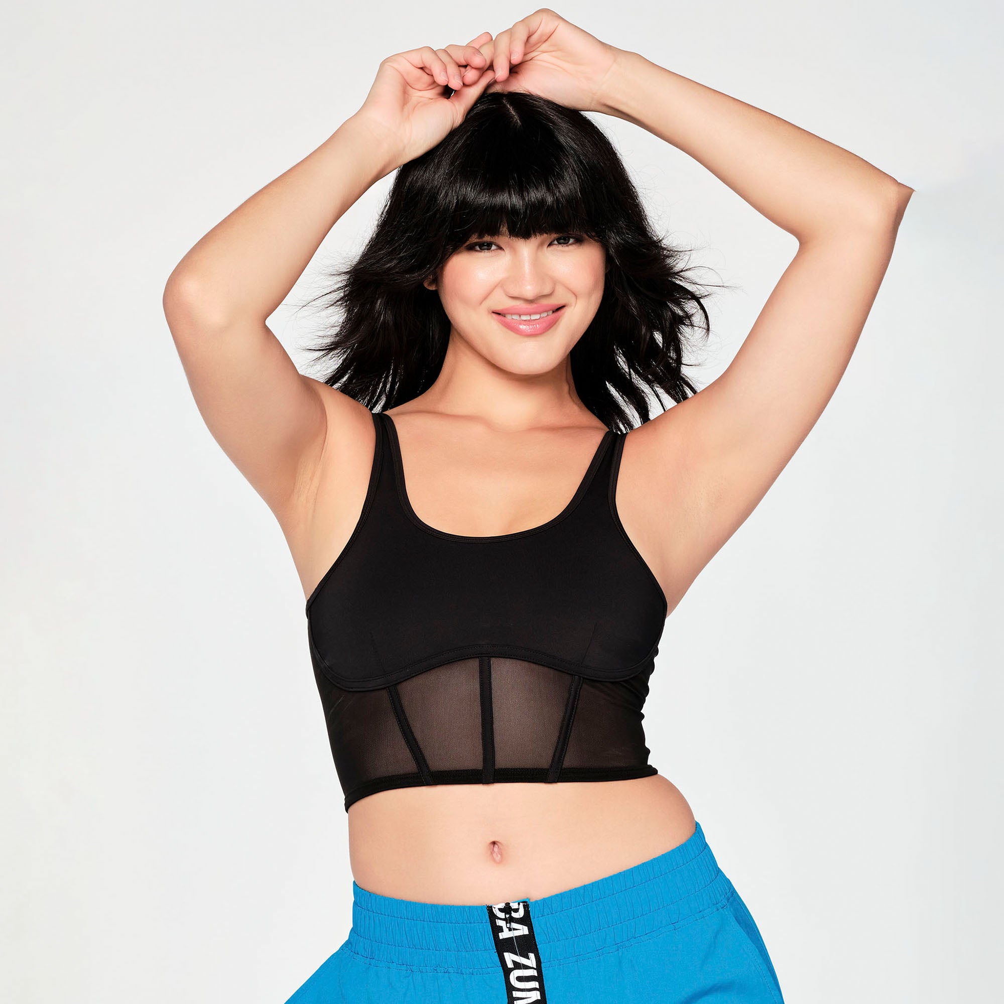 Zumba Corset Crop Tank טופ זומבה