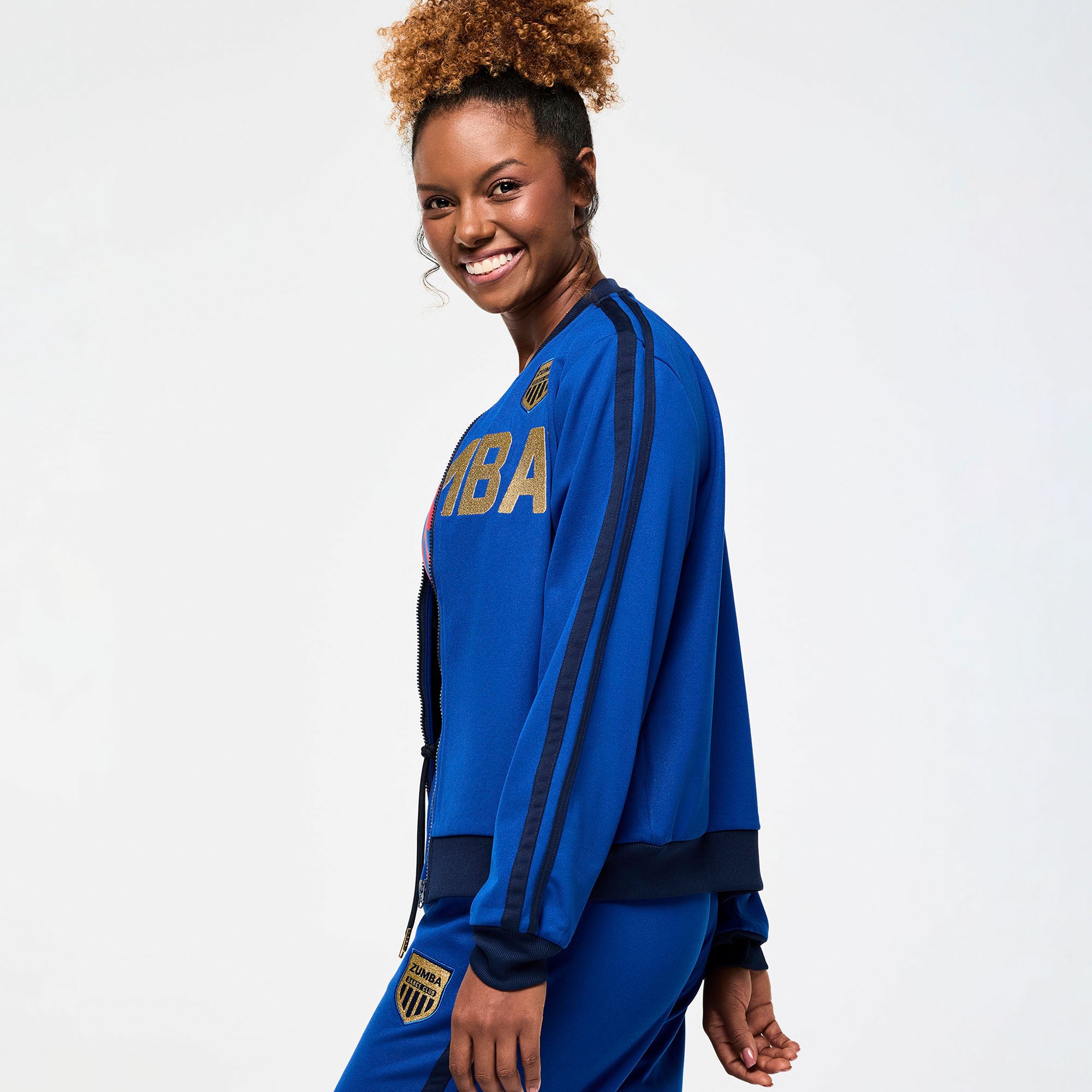 Victory Track Jacket BLUE ג'קט  זומבה