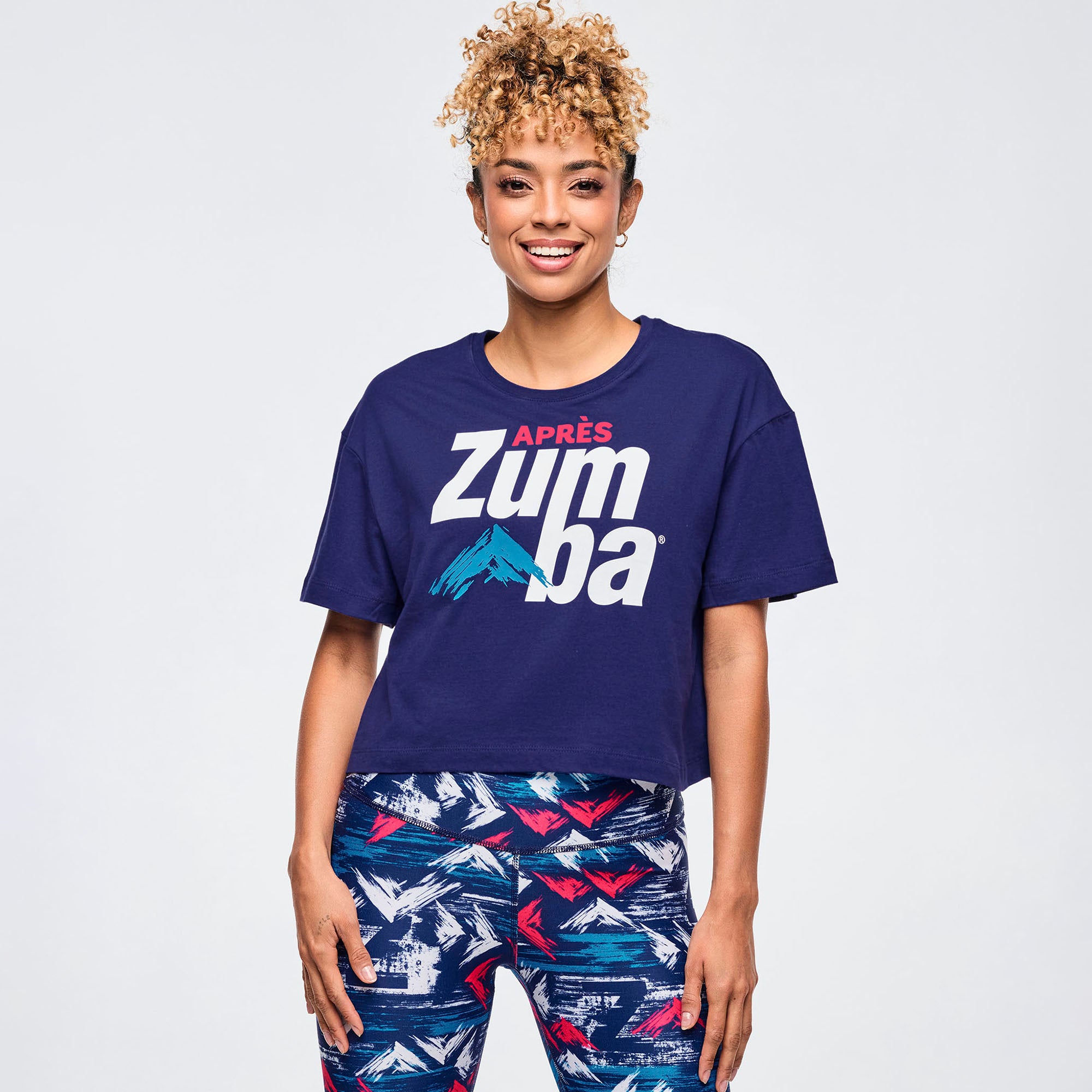 Apres Zumba Crew Neck Crop Top חולצת זומבה
