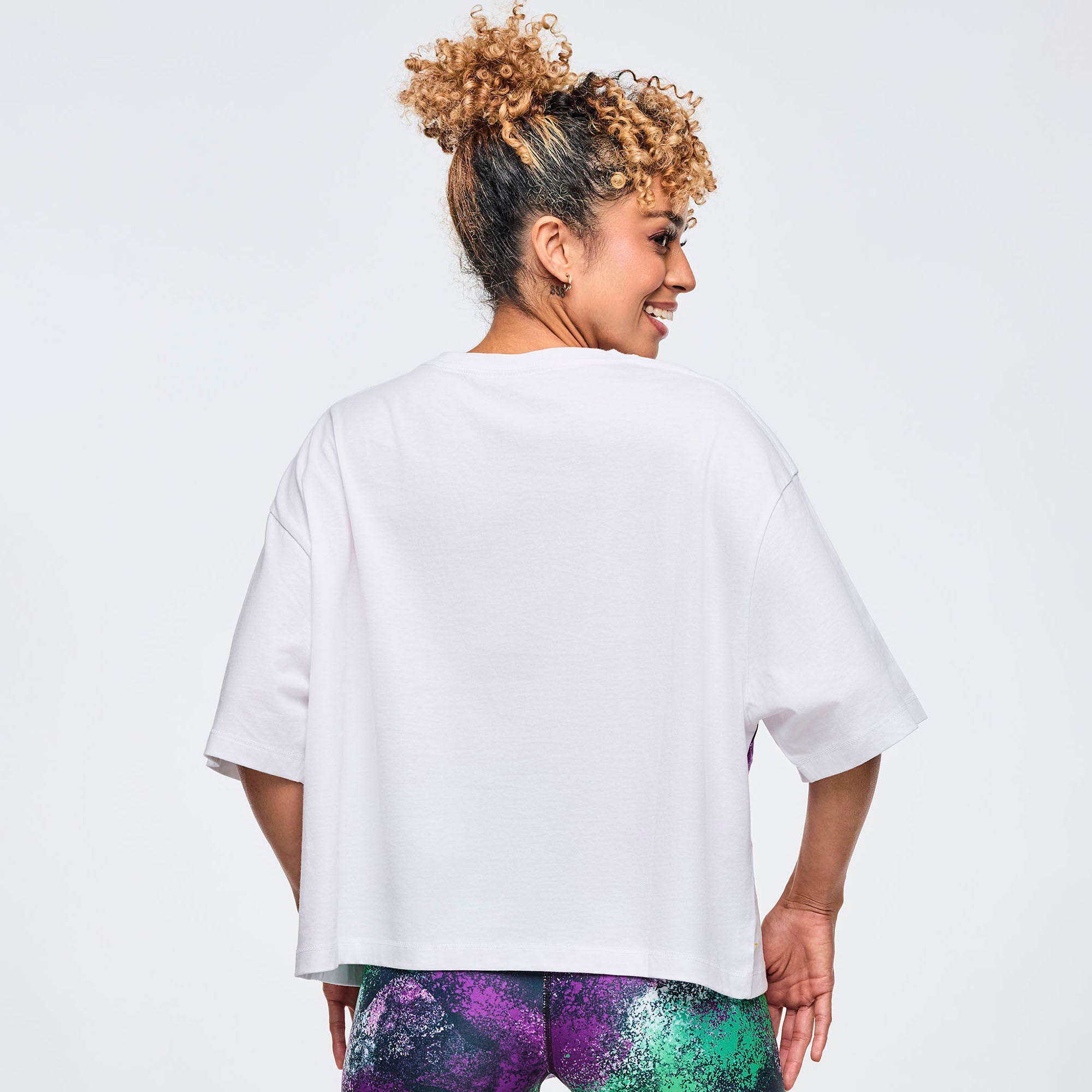Apres Zumba Oversized Boxy Crop Top חולצת זומבה