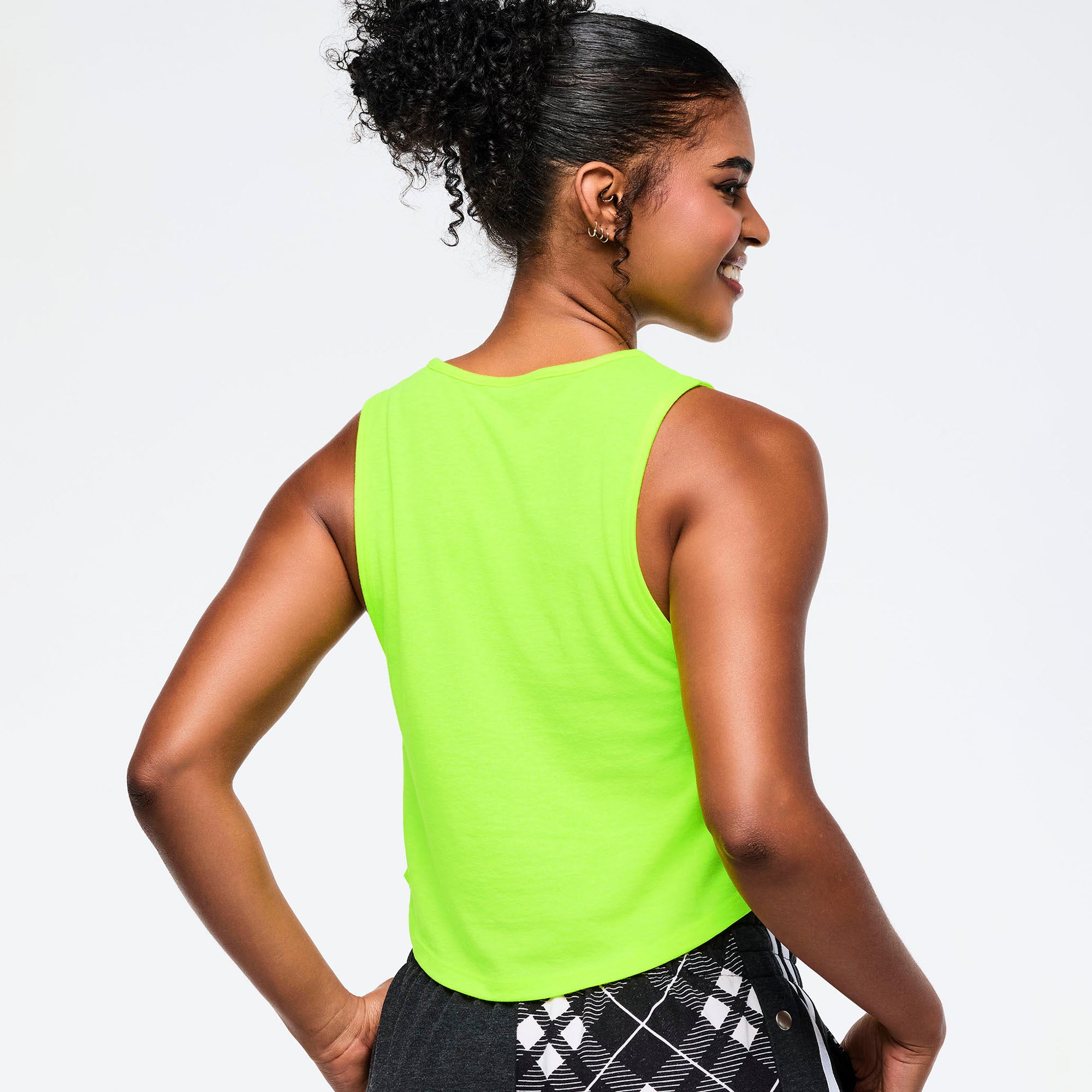 Eastern Flavor Round Hem Muscle Tank גופיה זומבה
