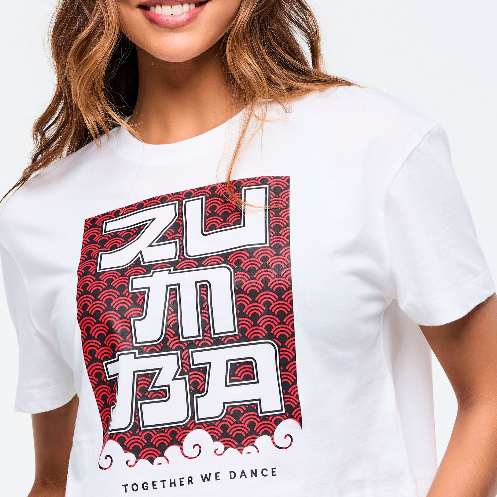 Eastern Flavor Crew Neck Crop Top  חולצת זומבה