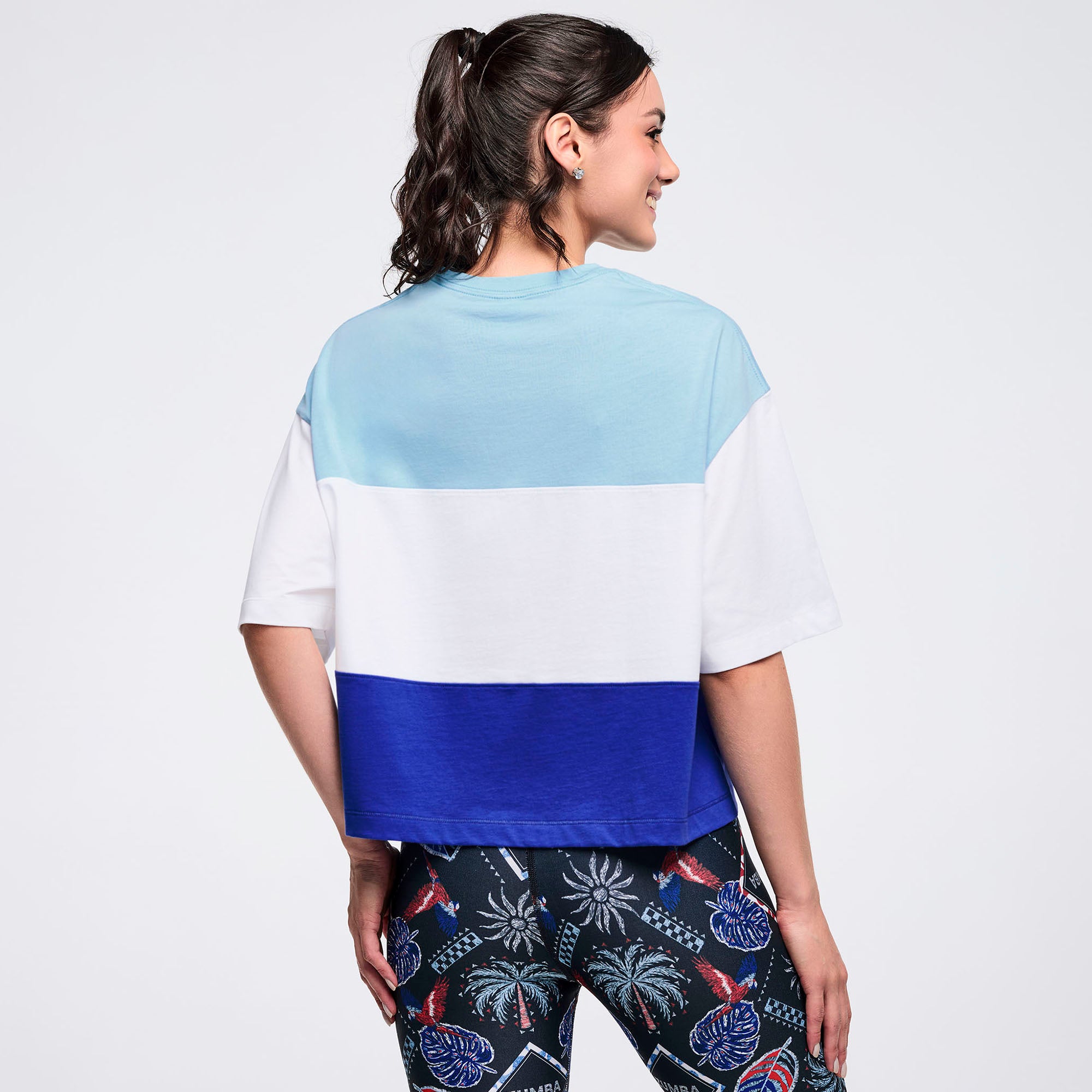 Latin Movement Boxy Crop Top גופיית זומבה