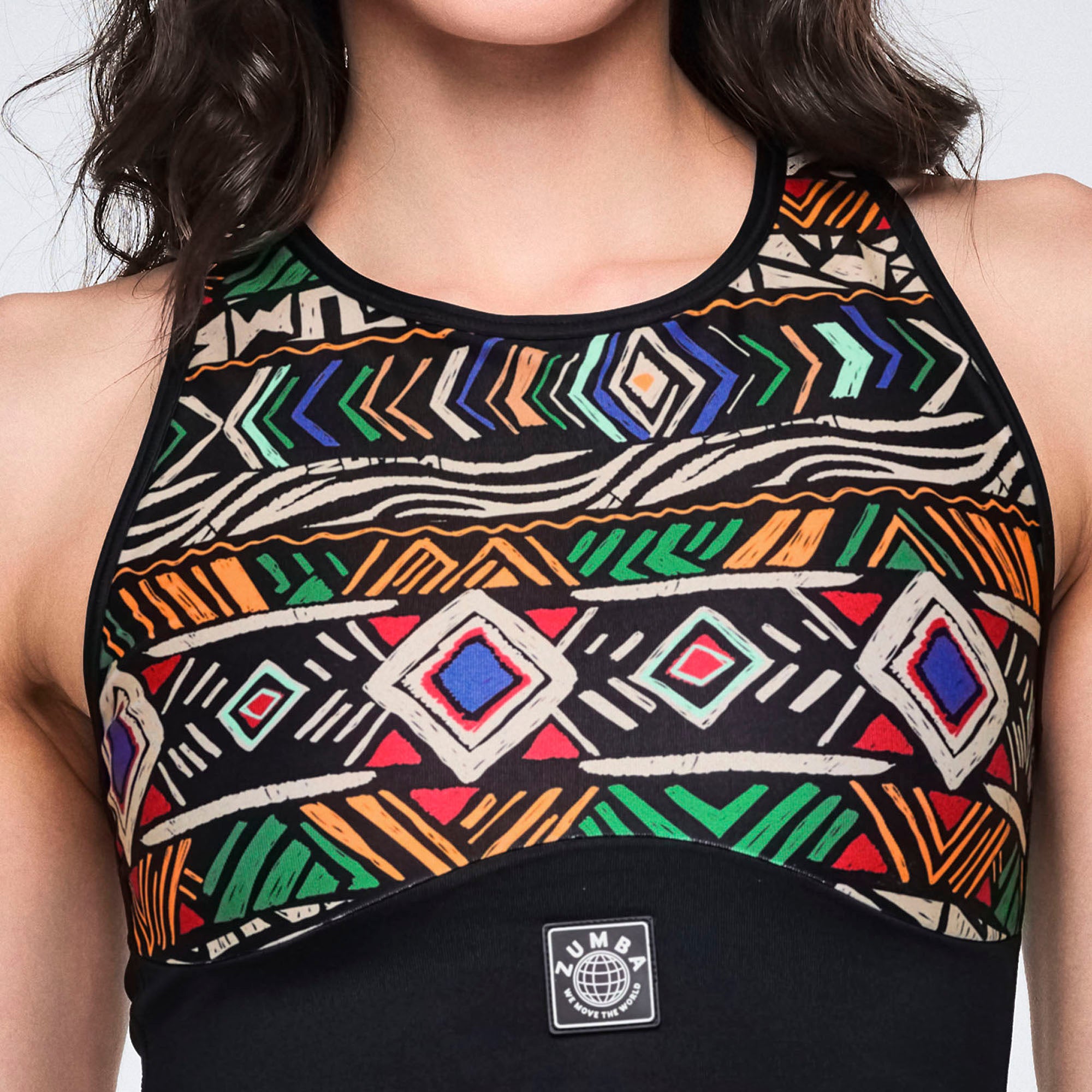 Wildbeat Longline Scoop Neck Racerback Bra גוזיית זומבה