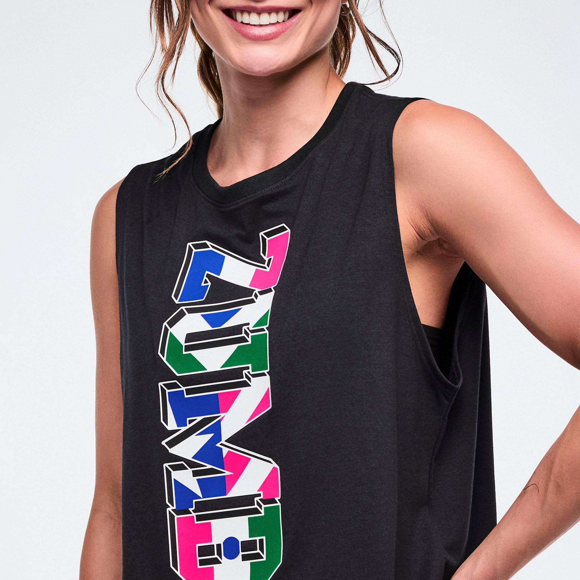 Worldwide Loose Muscle Tank גופיית זומבה