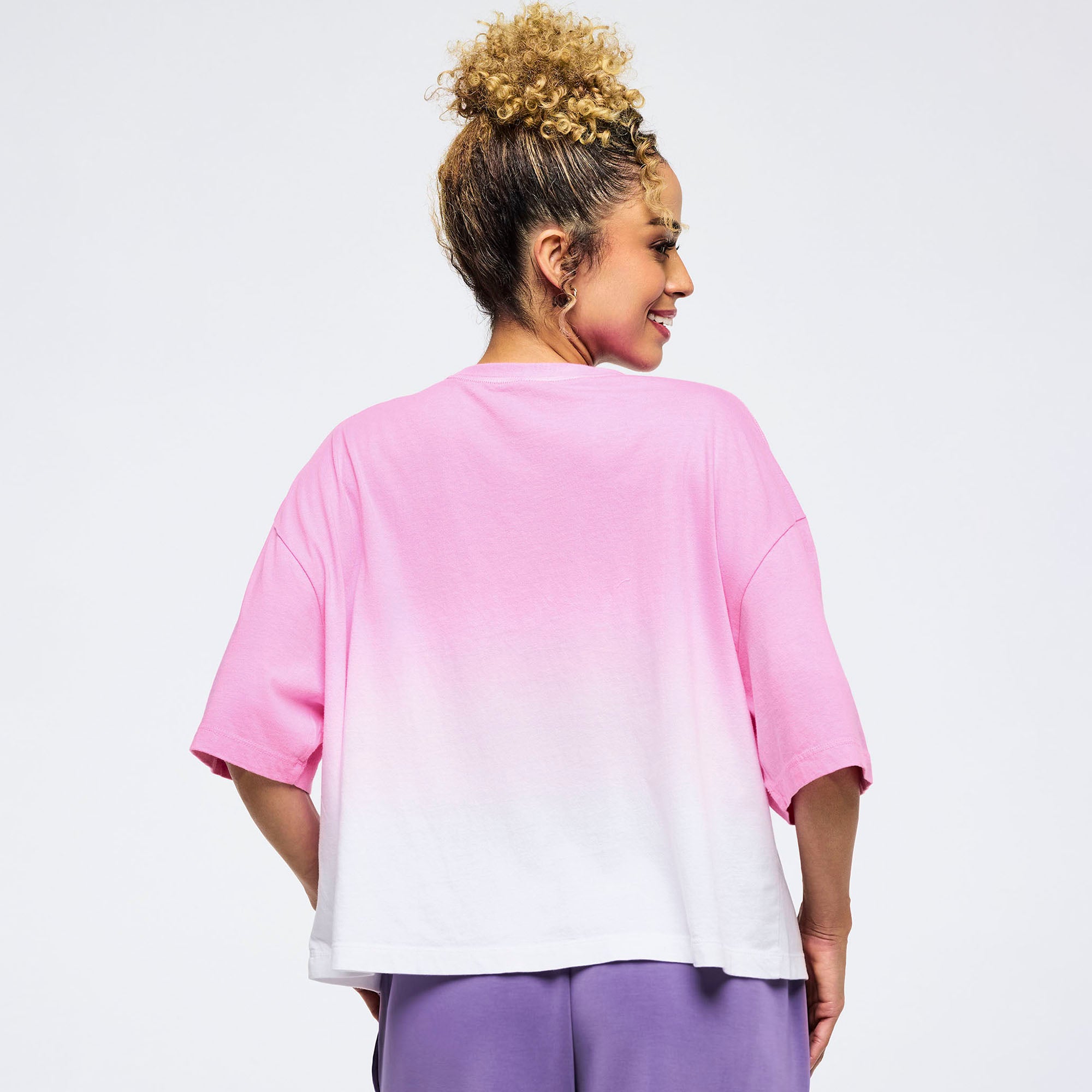 Pastel Oversized Boxy Crop Top חולצת זומבה