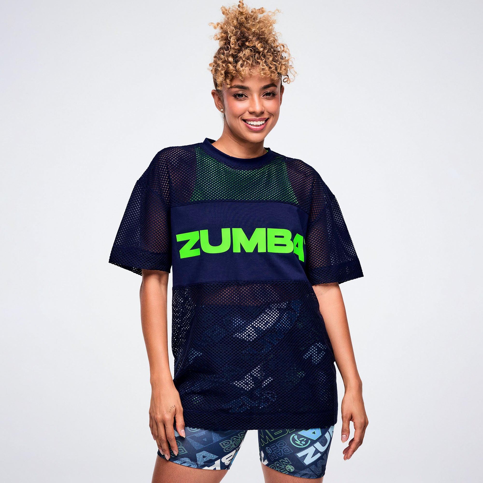 Jean Jamz Boxy Mesh Top