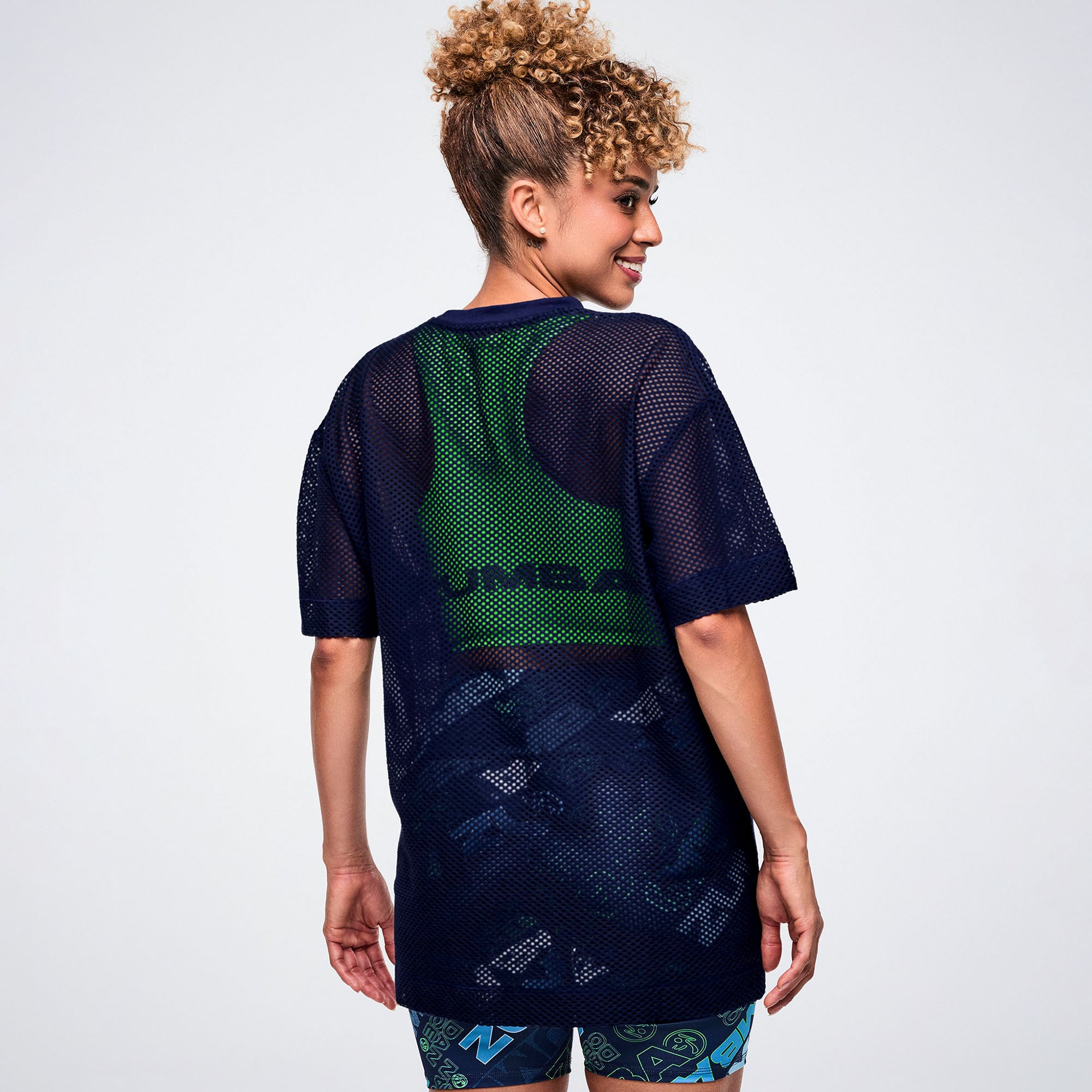 Jean Jamz Boxy Mesh Top