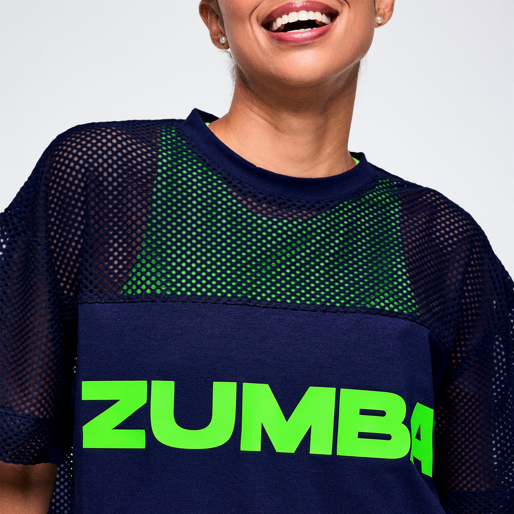 Jean Jamz Boxy Mesh Top