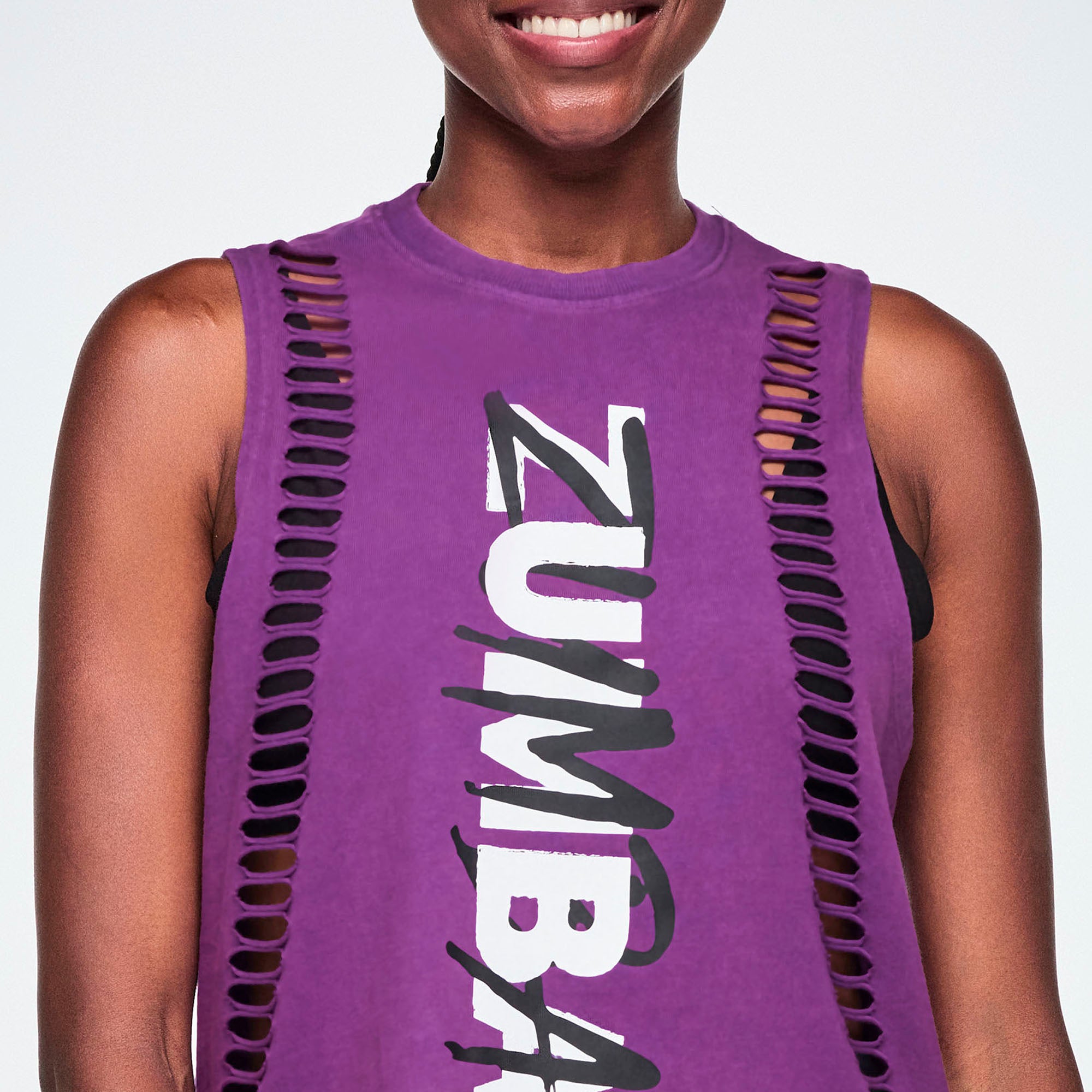 Rock ‘n’ Roll Muscle Tank With Slashes