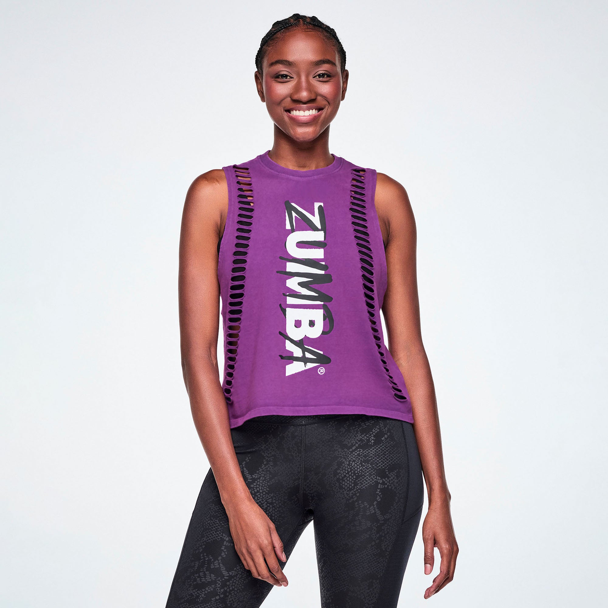 Rock ‘n’ Roll Muscle Tank With Slashes