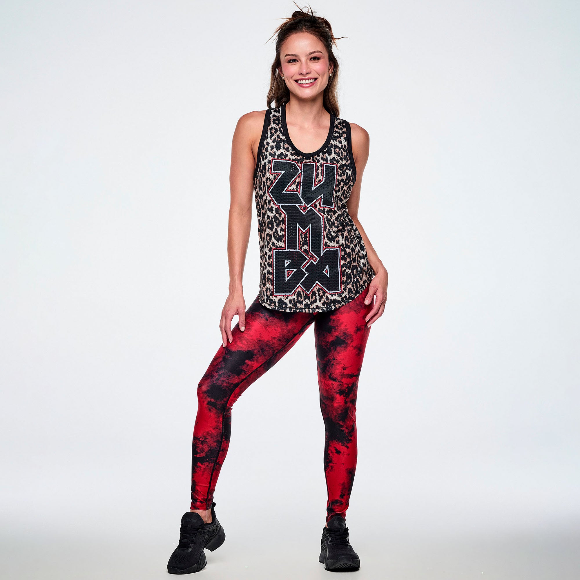 Rock ‘n’ Roll Basketball Tank With Curved Hem