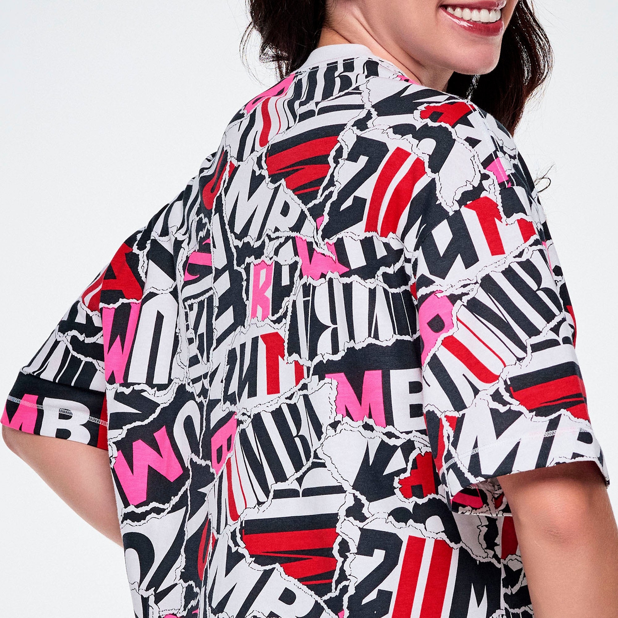 Rock ‘n’ Roll Oversized Boxy Crop Top