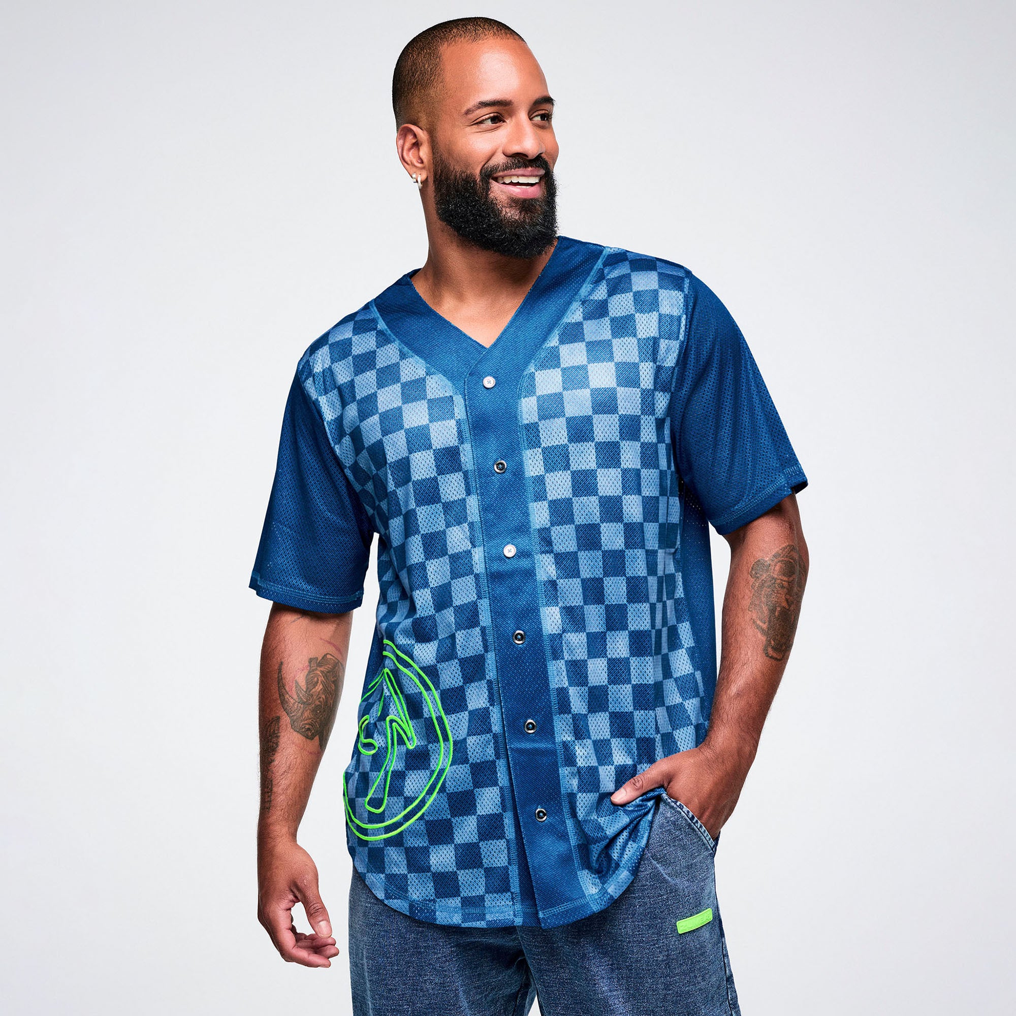 Jean Jamz Button Up Jersey
