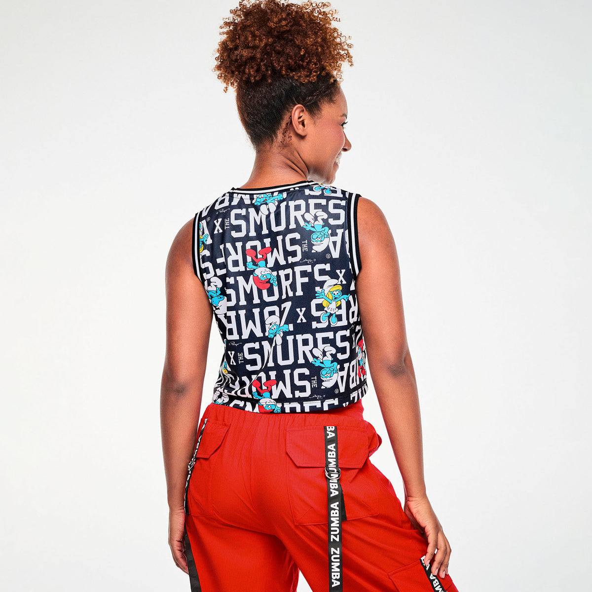 Zumba X The Smurfs Crop Loose Tank