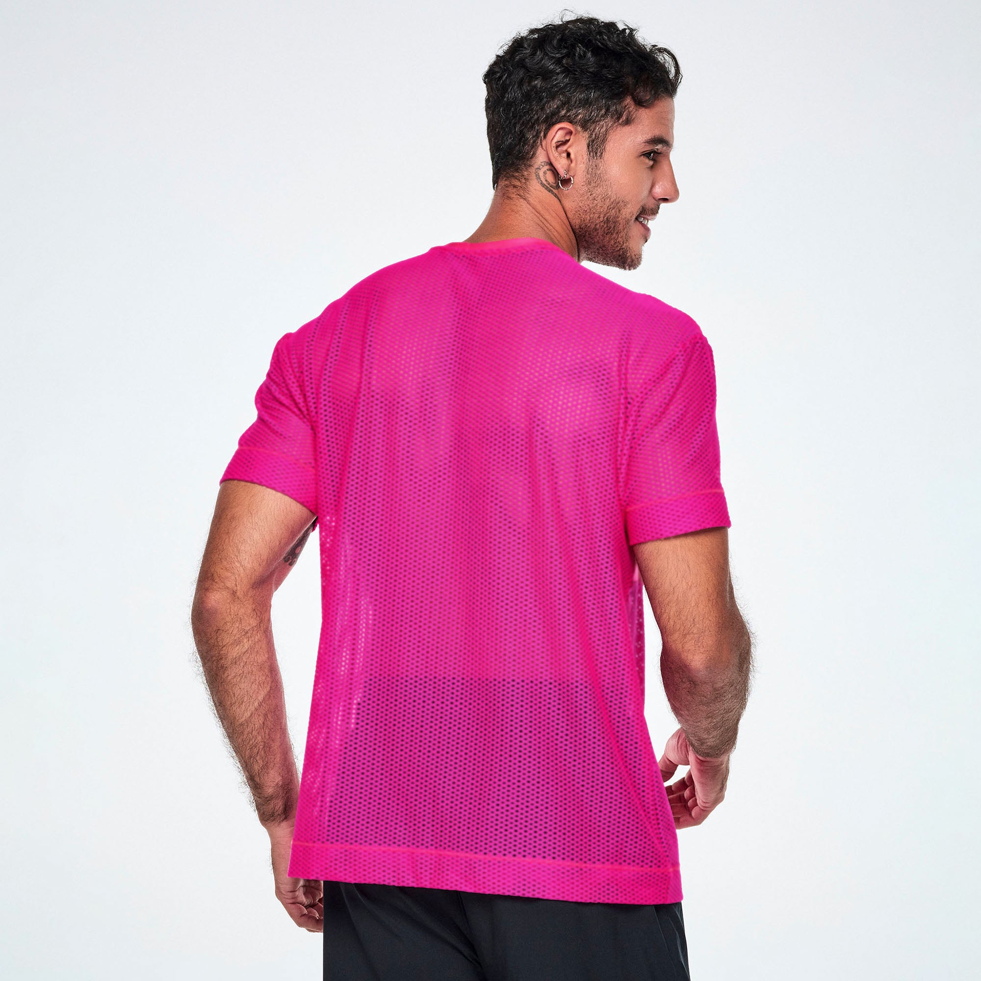 Ultrabright Mesh Boxy Top