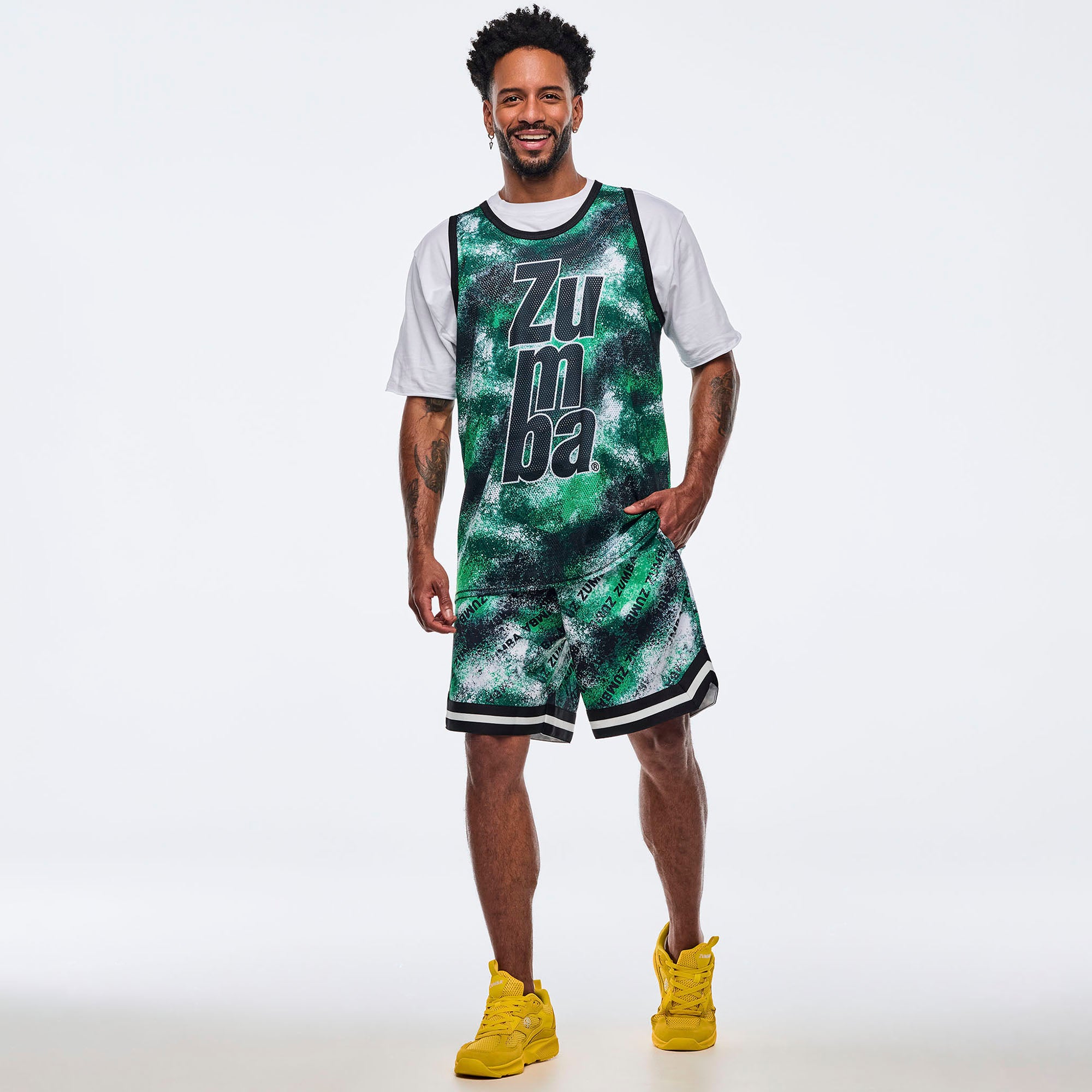 Apres Zumba Men's Basketball Tank גופיית זומבה