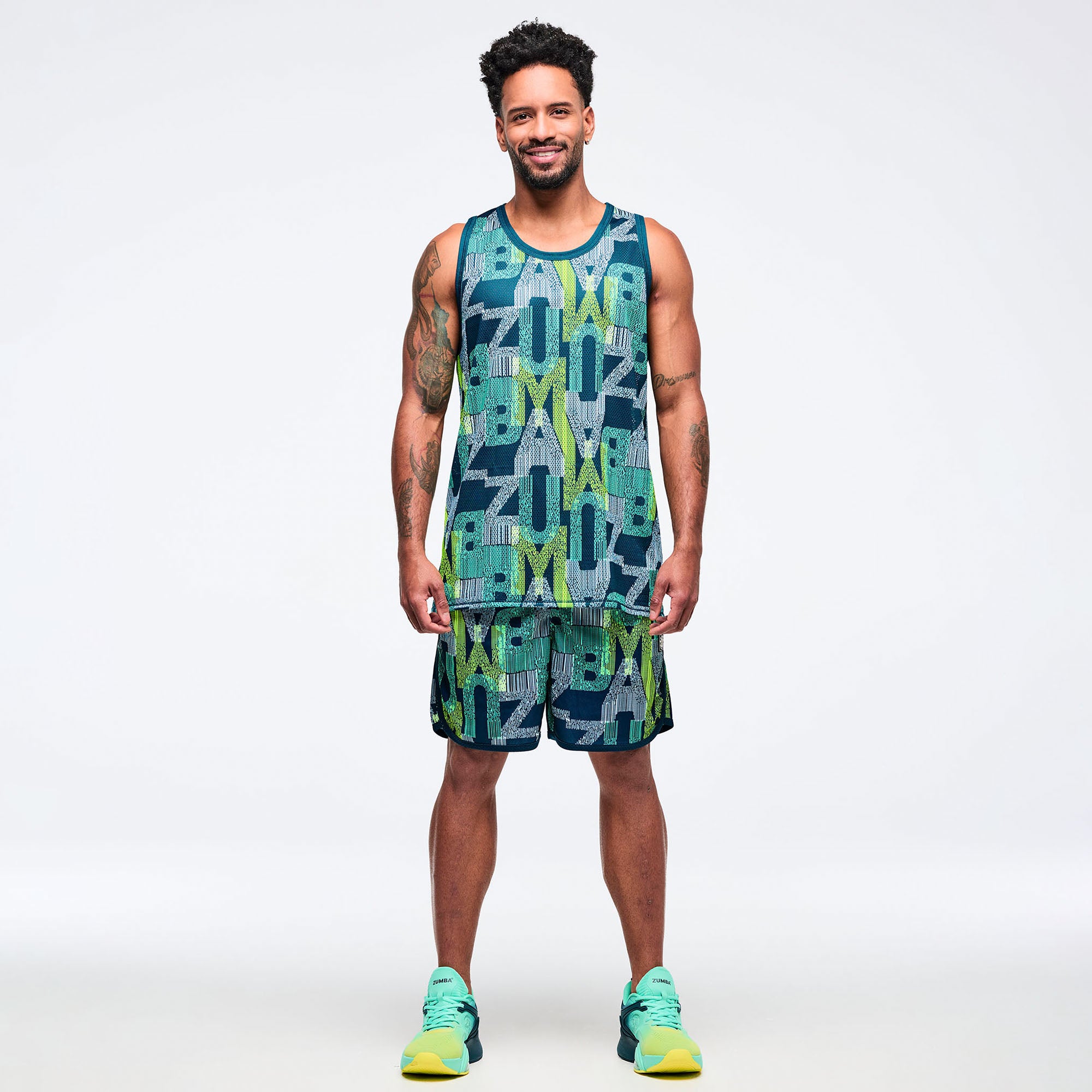 Latin Movement Men's Basketball Tank גופיית זומבה
