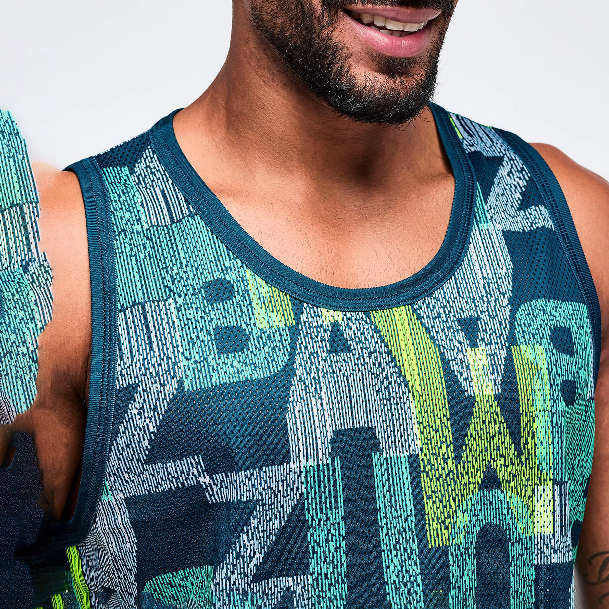 Latin Movement Men's Basketball Tank גופיית זומבה