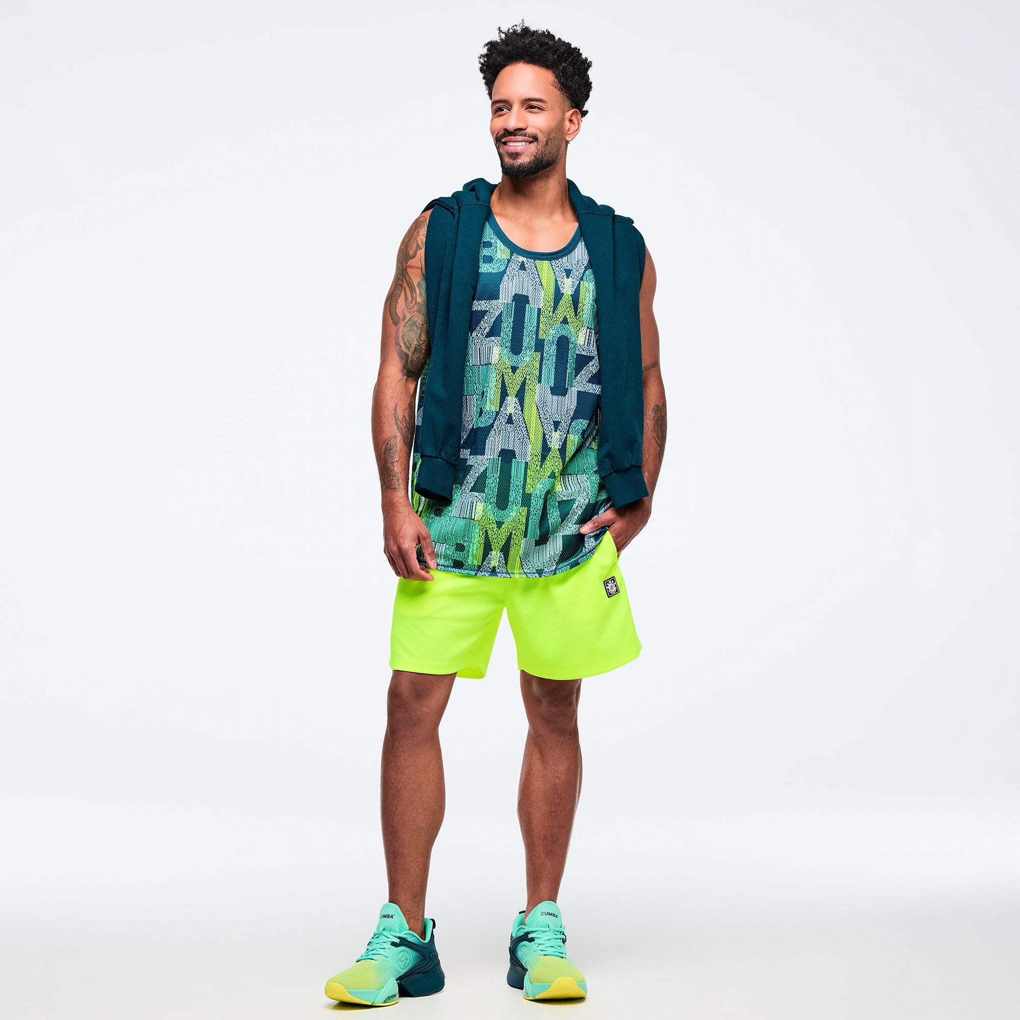 Latin Movement Men's Basketball Tank גופיית זומבה