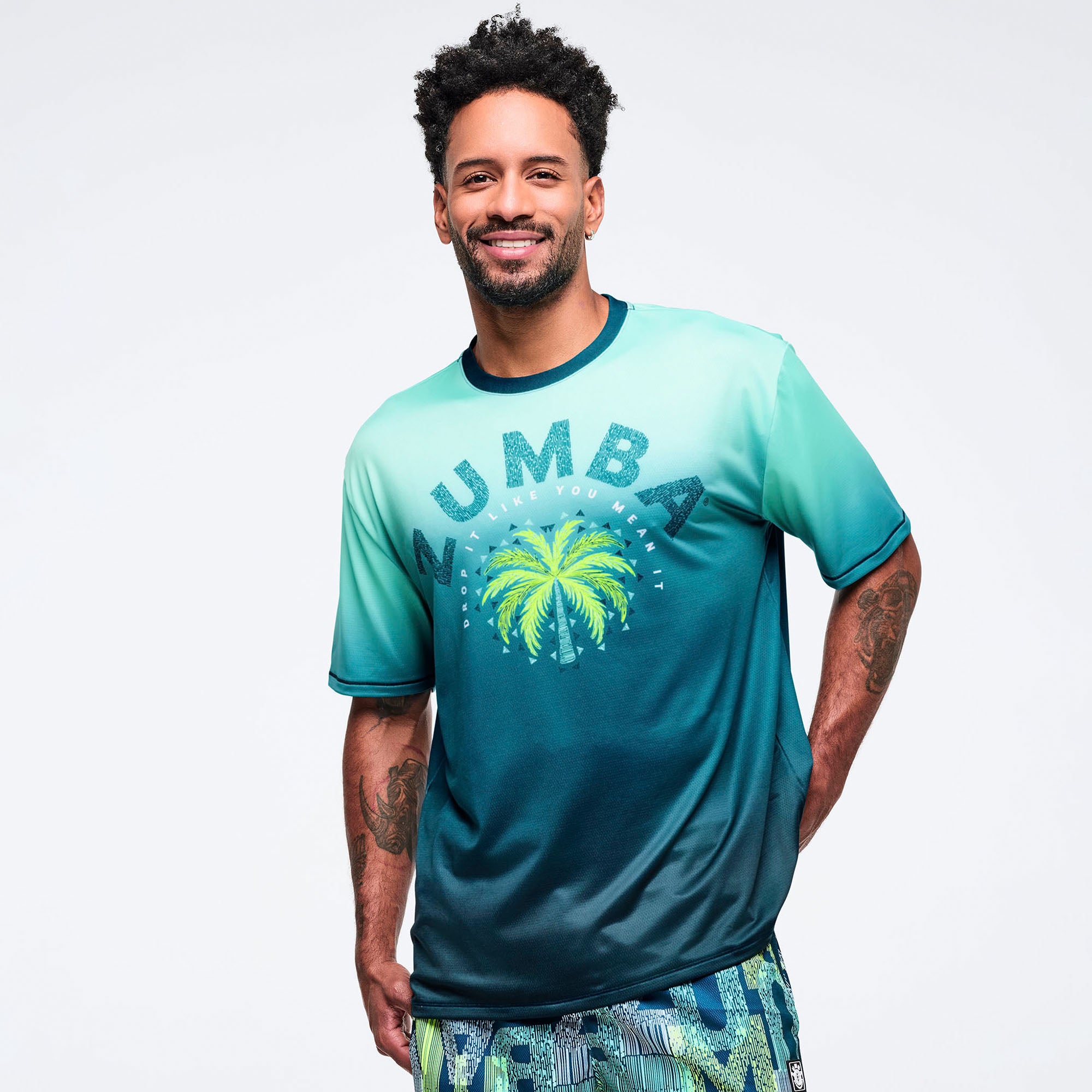 Latin Movement Men's Mesh Top גופיית זומבה