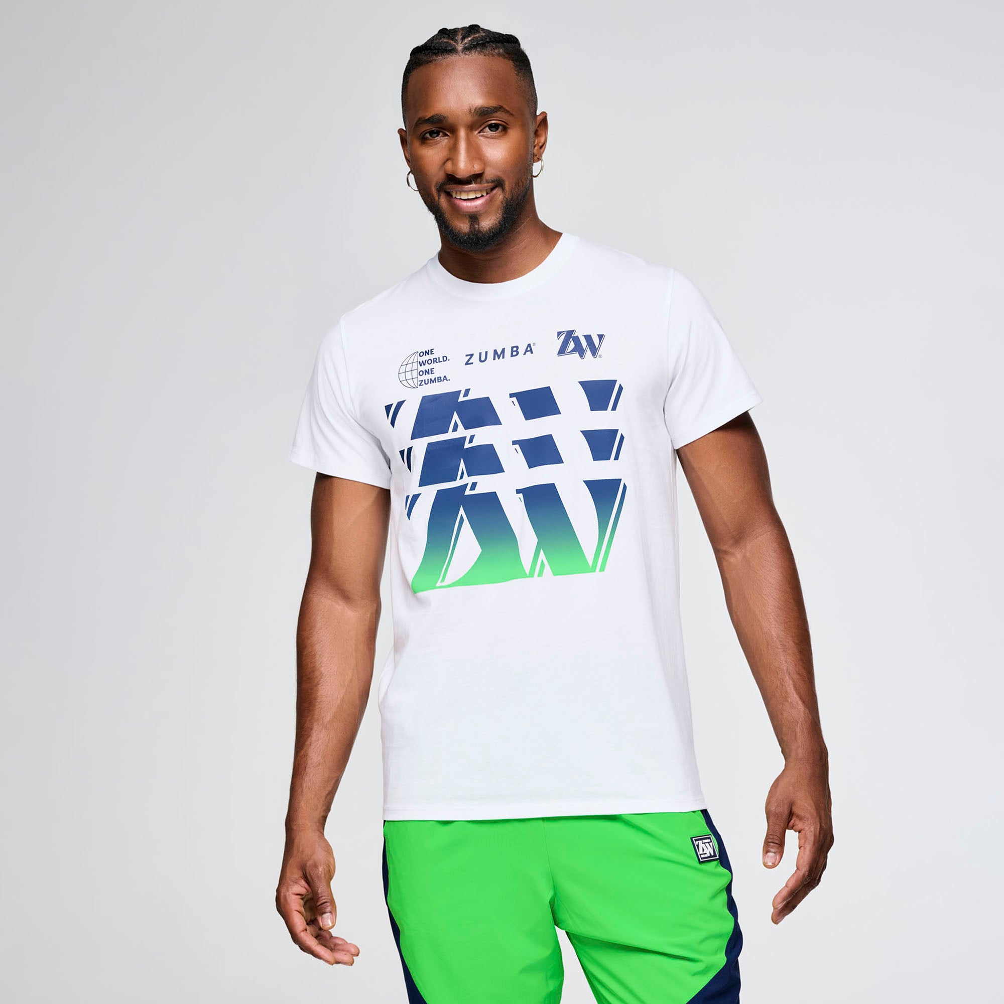 Zumba Out Loud Crew Neck Tee - White חולצת זומבה