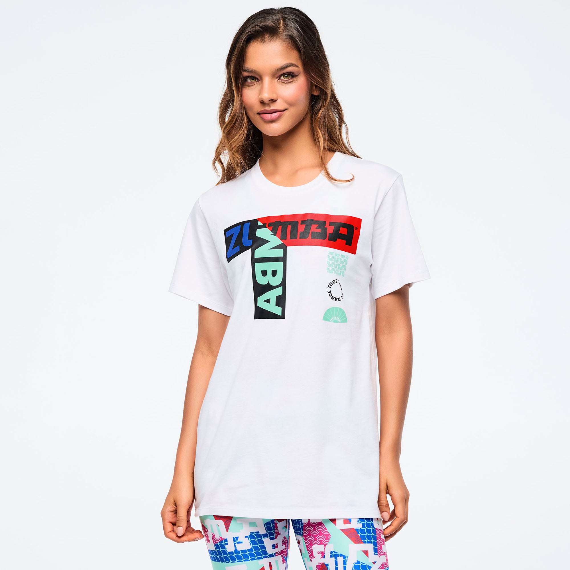 Eastern Flavor Crew Neck Tee - White/Blue