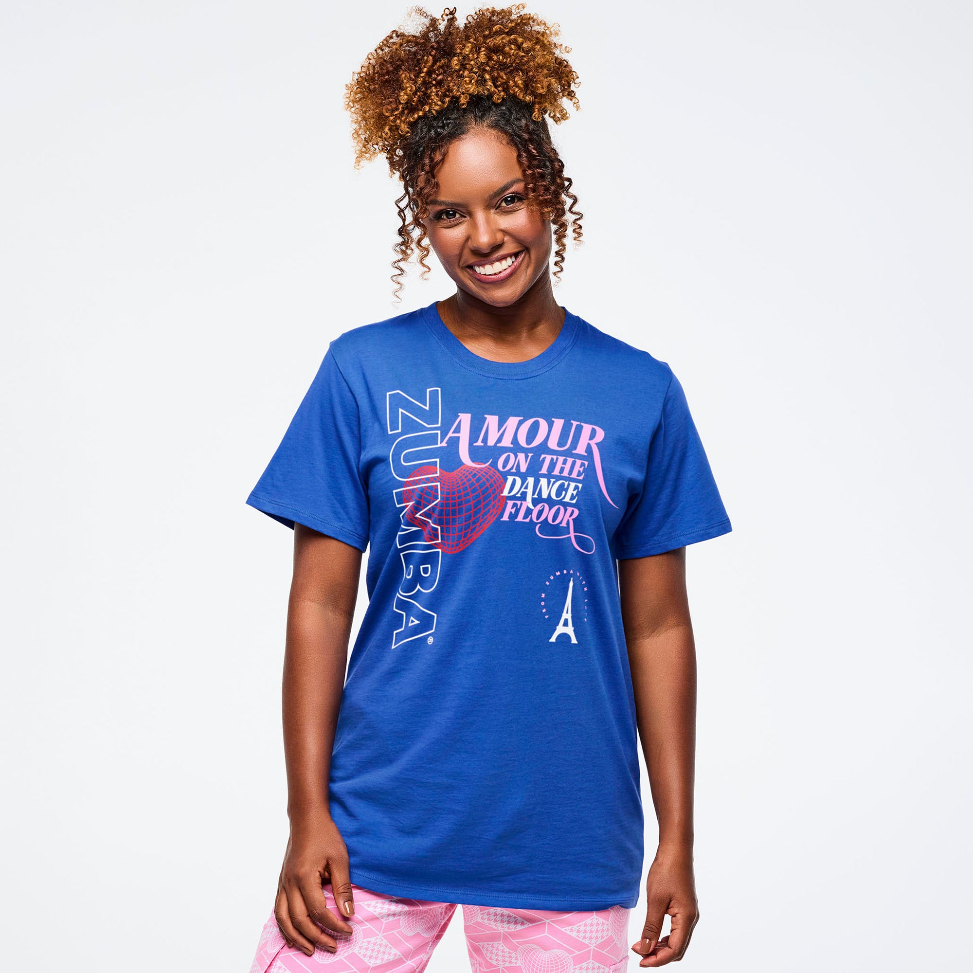 חולצת זומבה Zumba Amour Unisex Crew Neck Tee