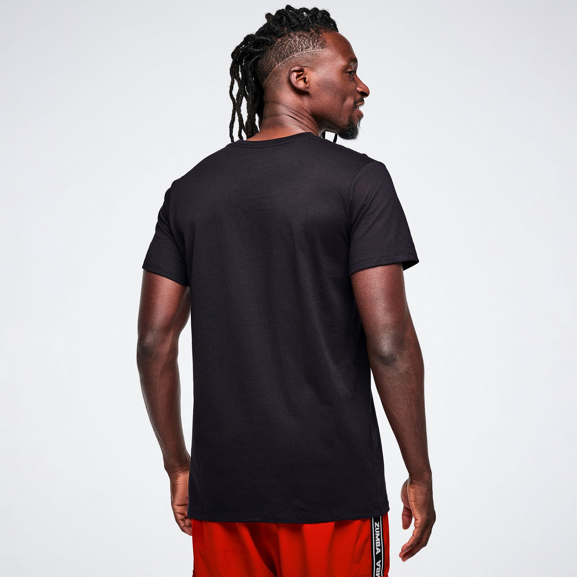 Worldwide Unisex Crew Neck Tee - Black חולצת זומבה
