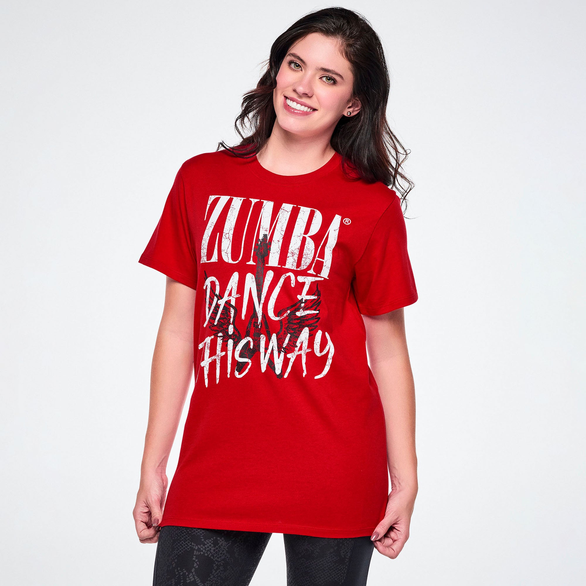 Rock ‘n’ Roll Unisex Crew Neck Tee - Red