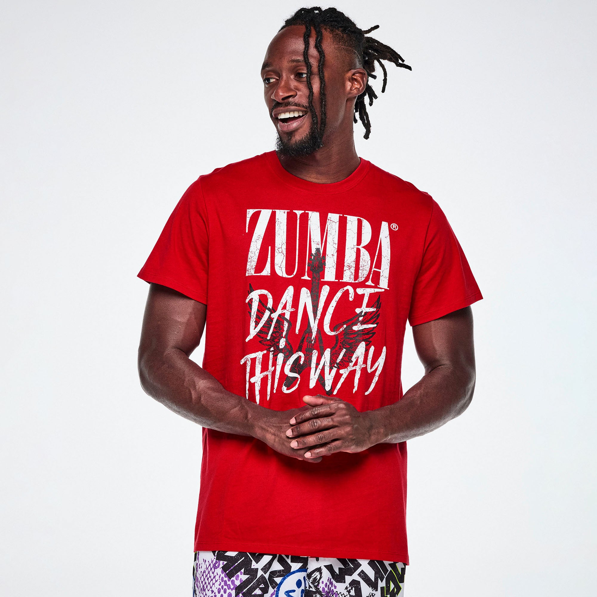 Rock ‘n’ Roll Unisex Crew Neck Tee - Red