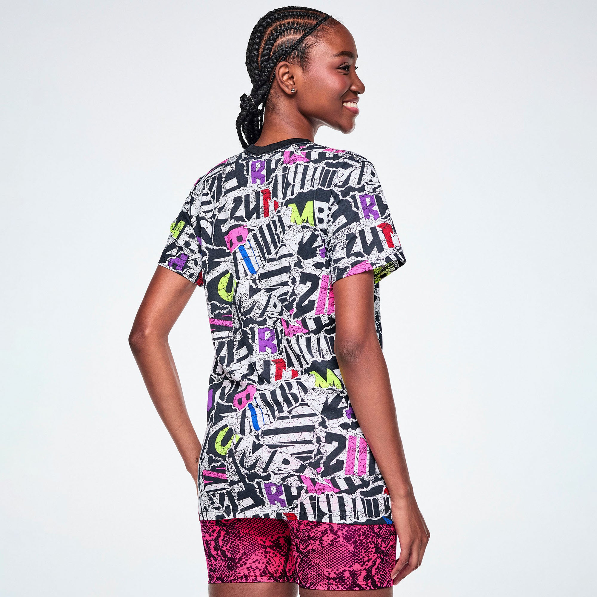 Rock ‘n’ Roll Unisex Crew Neck Tee - Black/White
