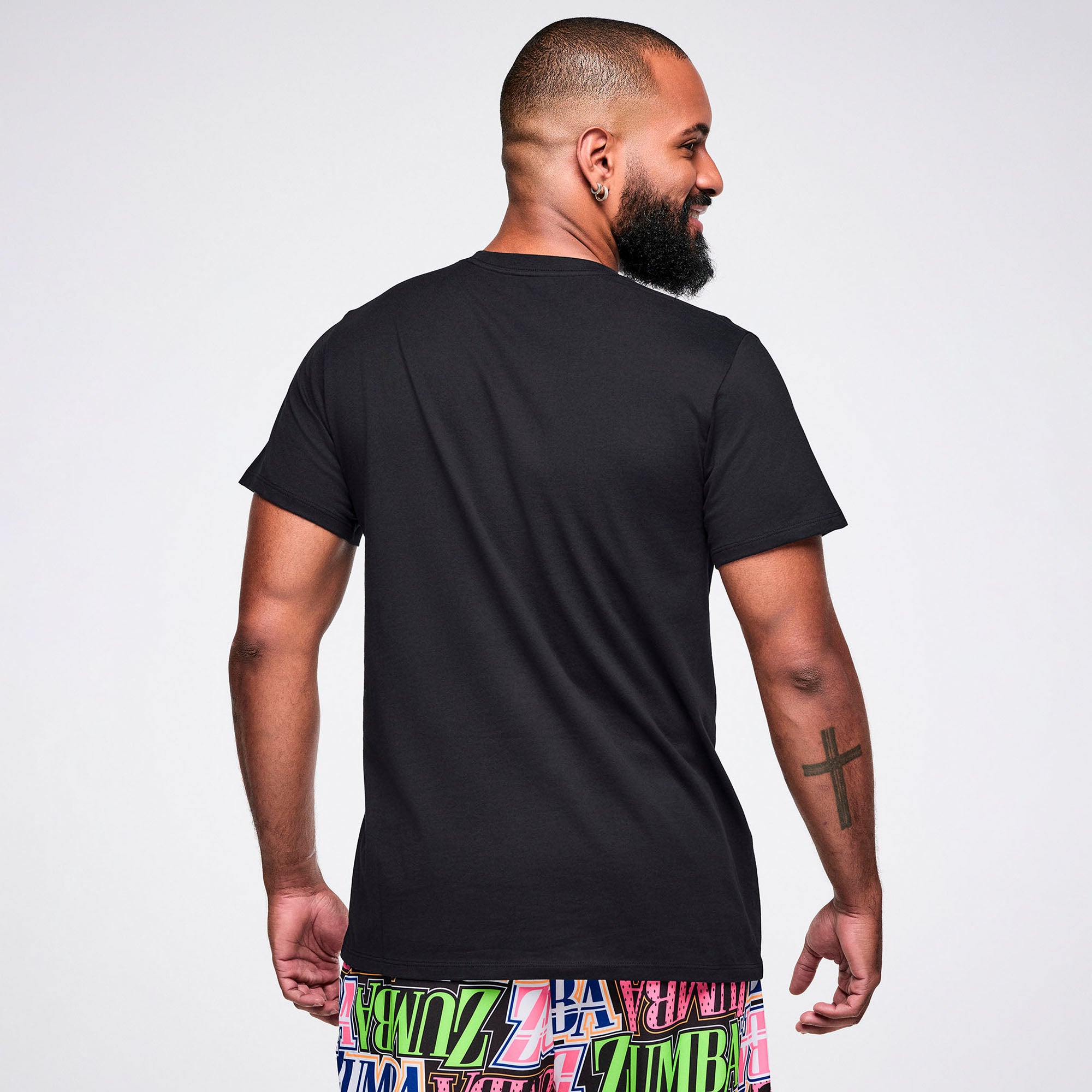 Dale-Z Unisex Crew Neck Tee - Black