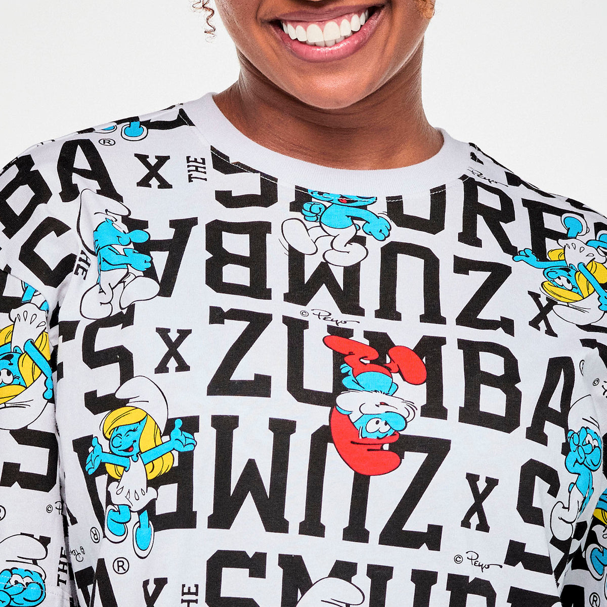 Zumba X The Smurfs Unisex Oversized Top