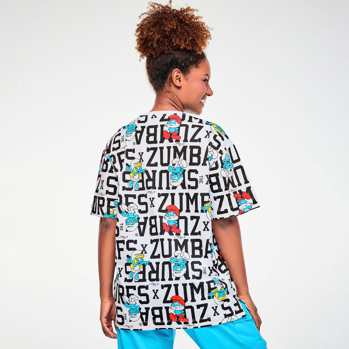 Zumba X The Smurfs Unisex Oversized Top
